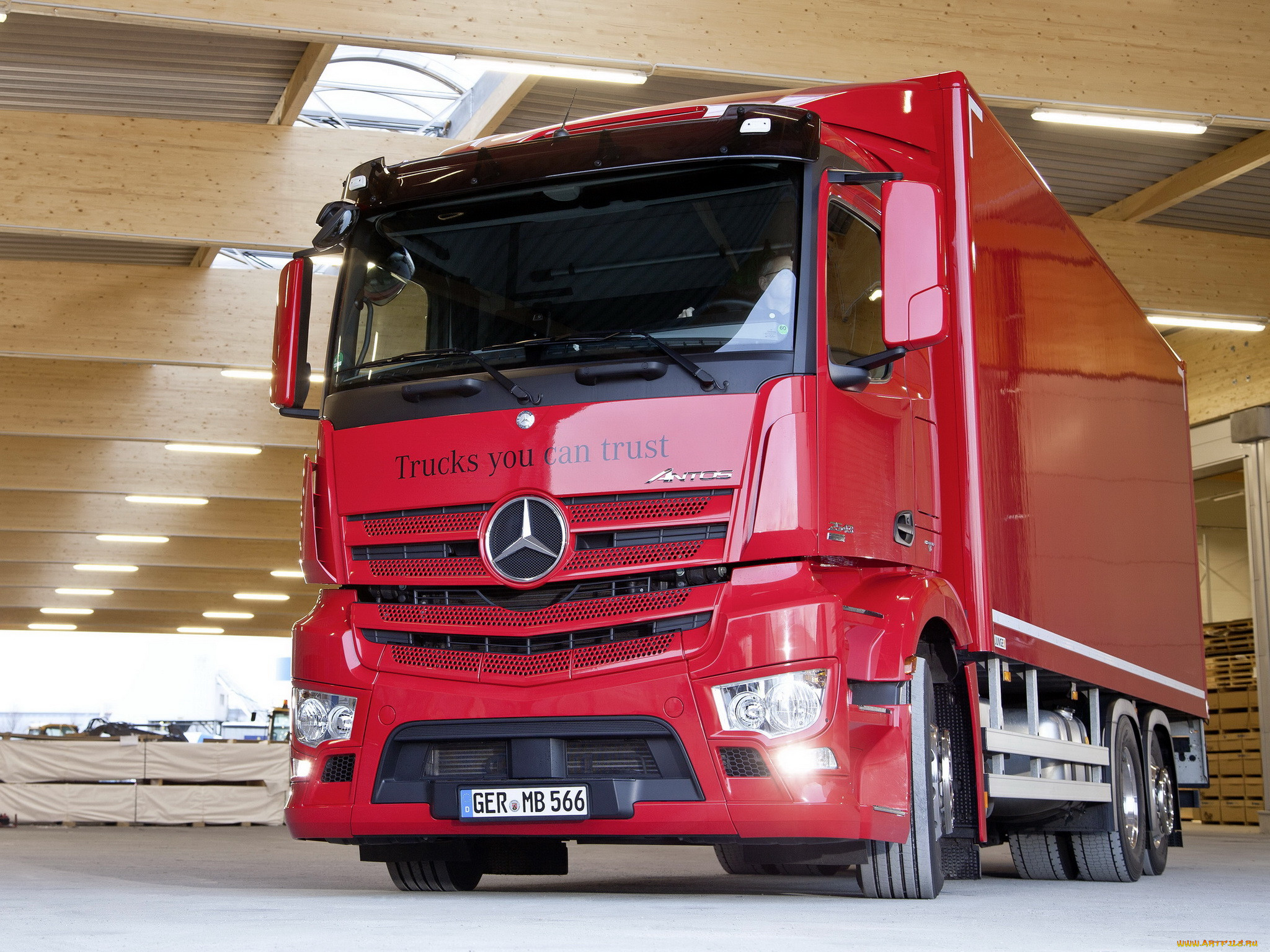 , mercedes trucks, mercedes-benz, junge, 2543, mit, 2014, antos, kofferaufbau